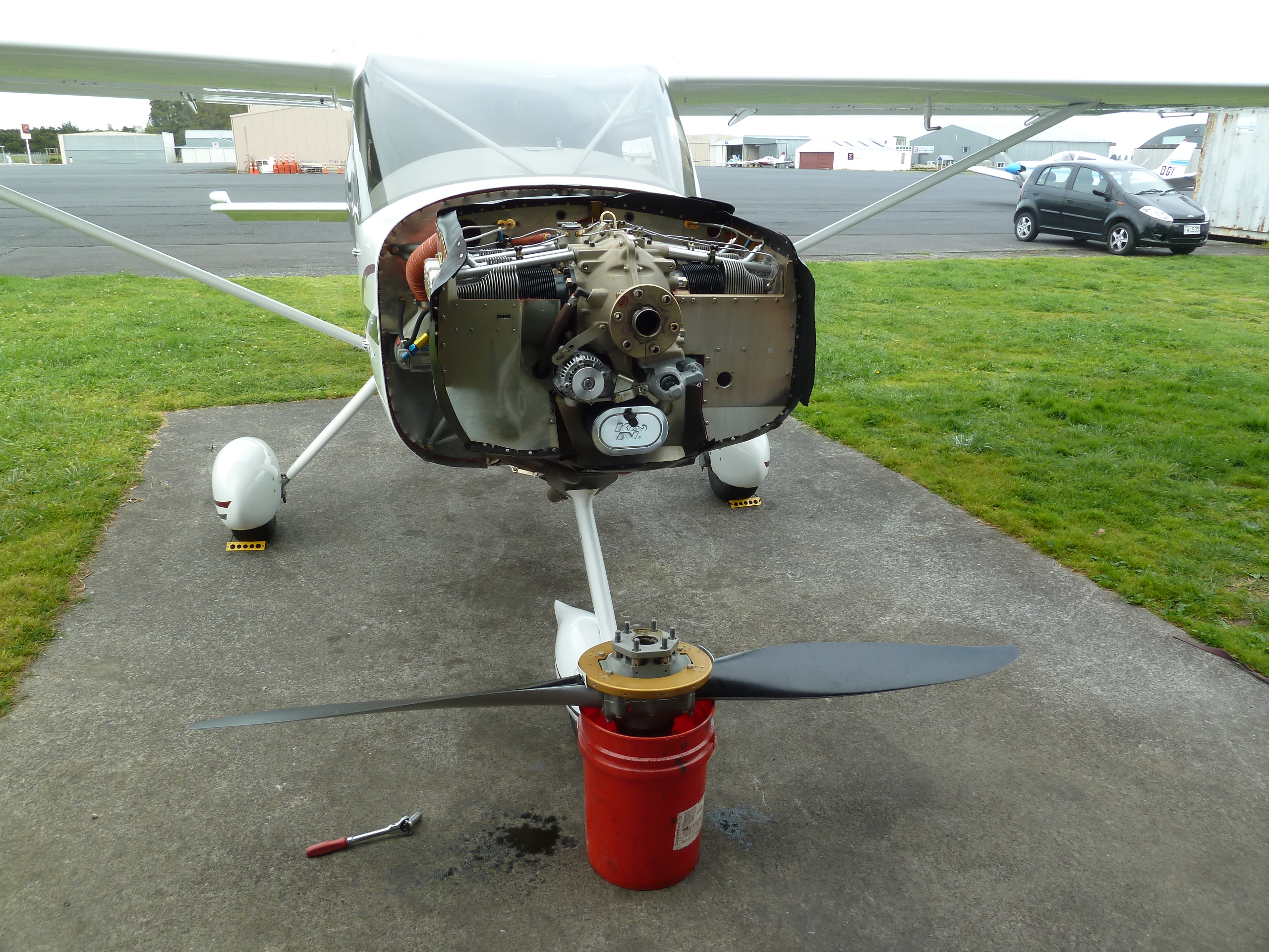 uh-oh, leaking front engine oil seal, not what you would expect from a brand new engine. Quick flight down to Ardmore and soon fixed by Aviation Power Supply, lucky to […]